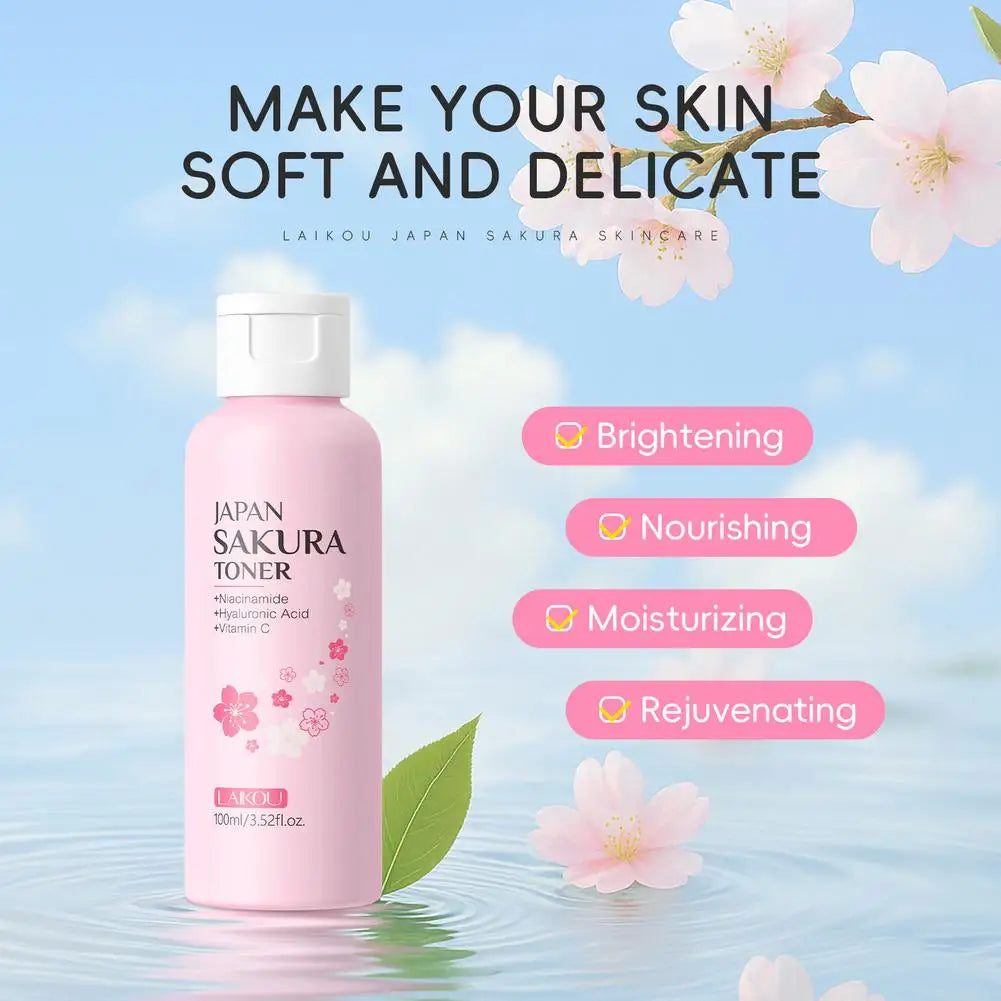 LAIKOU Lotion Tonique Visage Japon Sakura 100ml