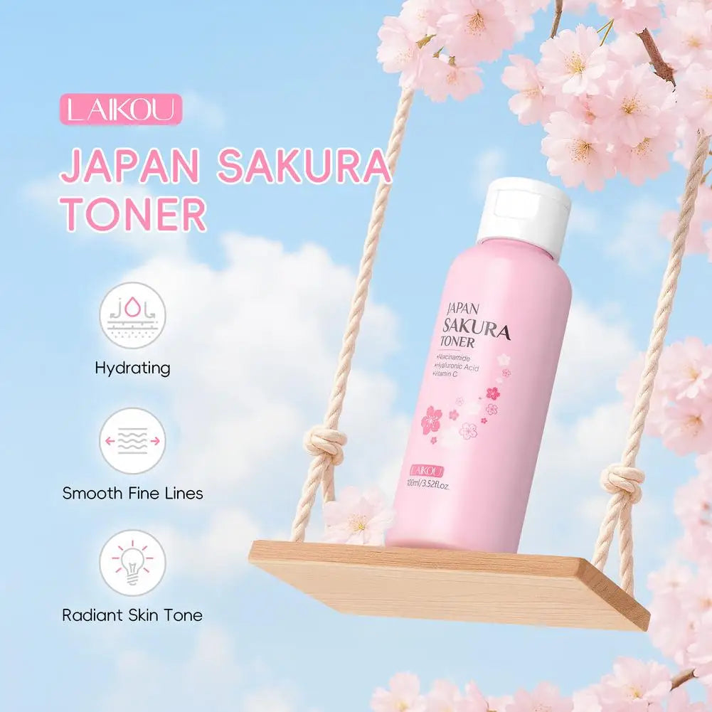 LAIKOU Lotion Tonique Visage Japon Sakura 100ml