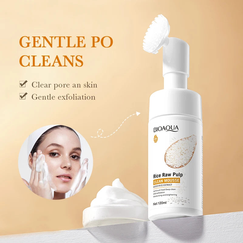 BIOAQUA Nettoyant Éclaircissant Riz Blanc