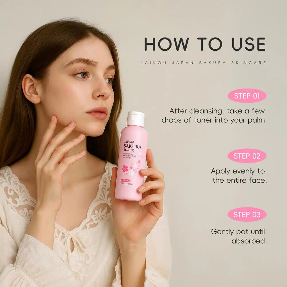 LAIKOU Lotion Tonique Visage Japon Sakura 100ml