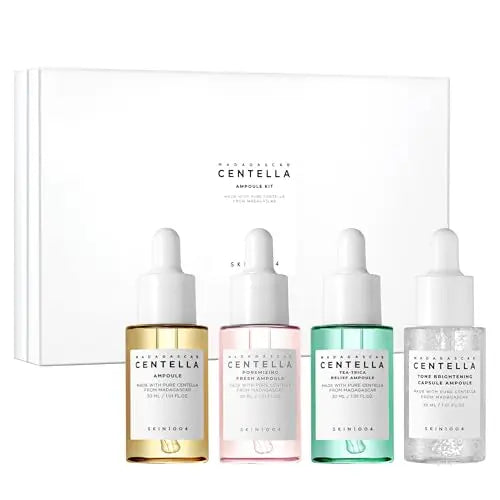 SKIN1004 Centella Ampoule Set — Coffret de 6 Types de Soins Coréens