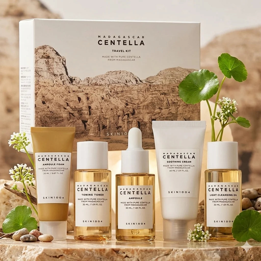 SKIN1004 Centella Asiatica Kit Voyage Soin de la Peau 5 pièces
