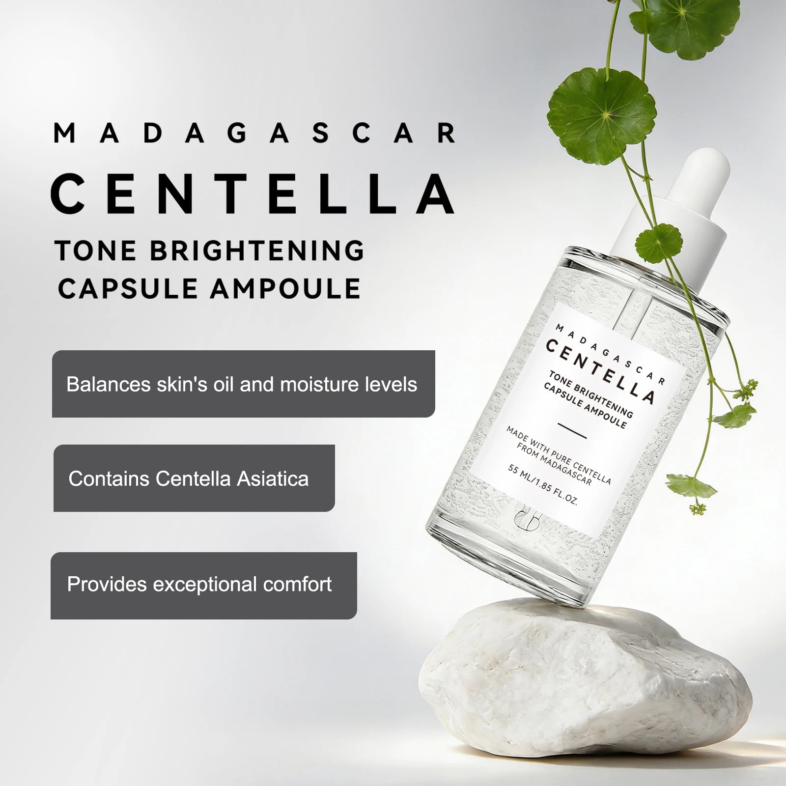 Ampoule Perfectrice de Teint Centella de Madagascar 55ml