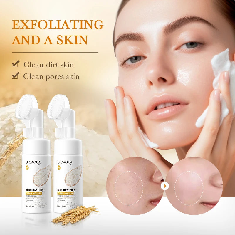 BIOAQUA Nettoyant Éclaircissant Riz Blanc