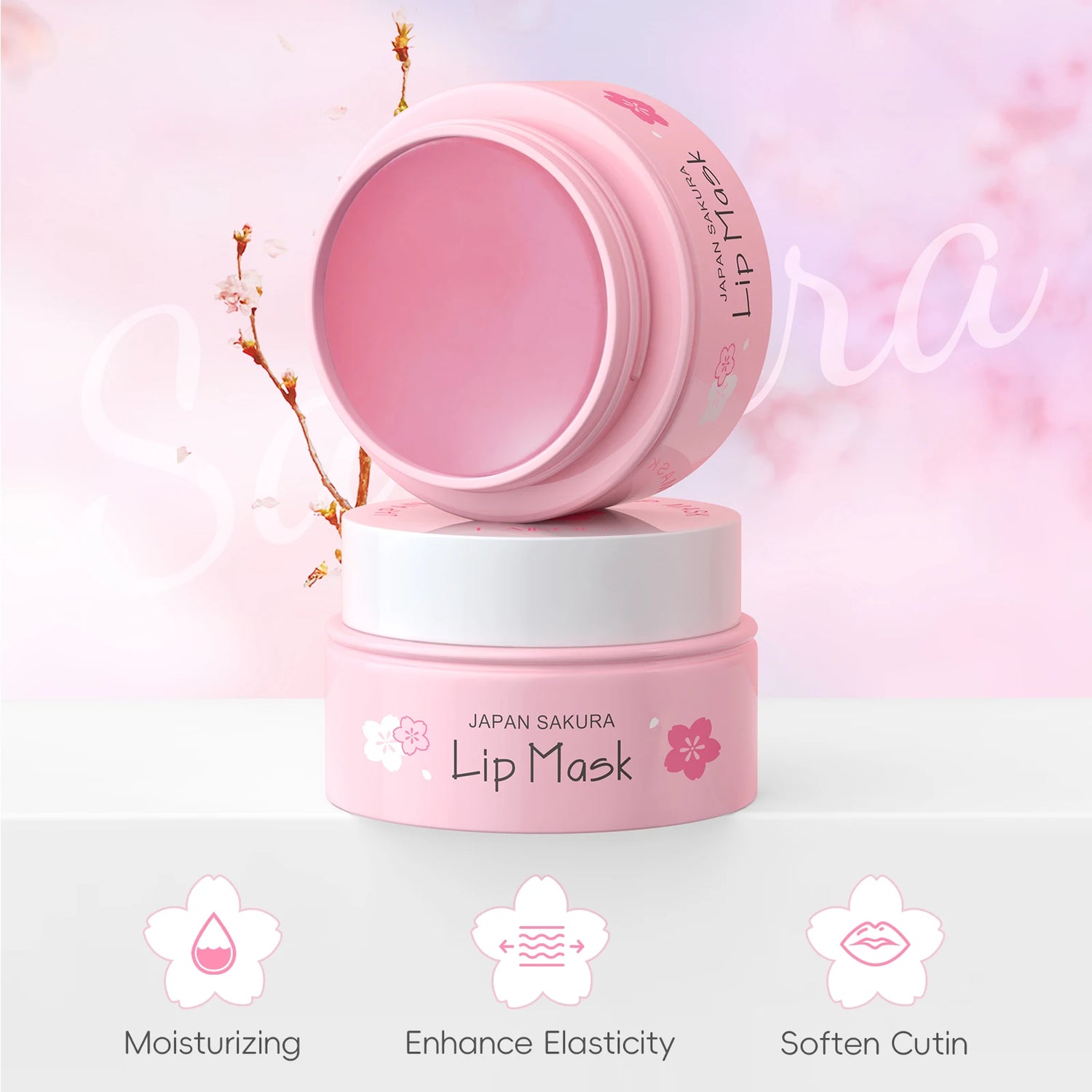 LAIKOU Coffret de Soins Visage Japonais Sakura 7 pièces