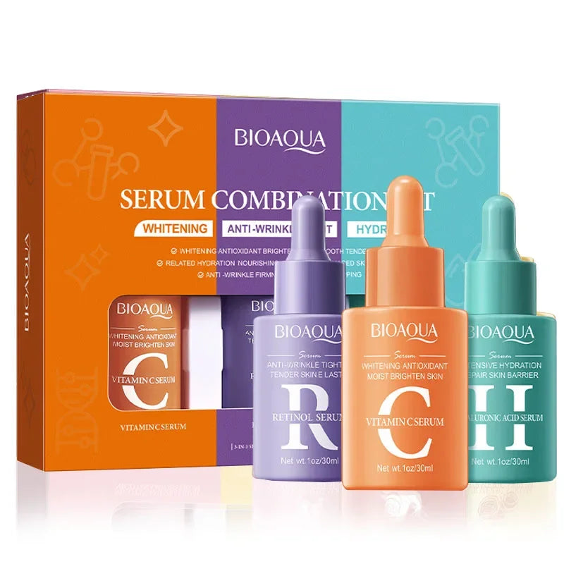 Trio de sérums anti-âge à la vitamine C