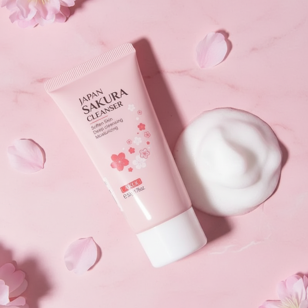 LAIKOU Nettoyant Visage Japon Sakura 50g