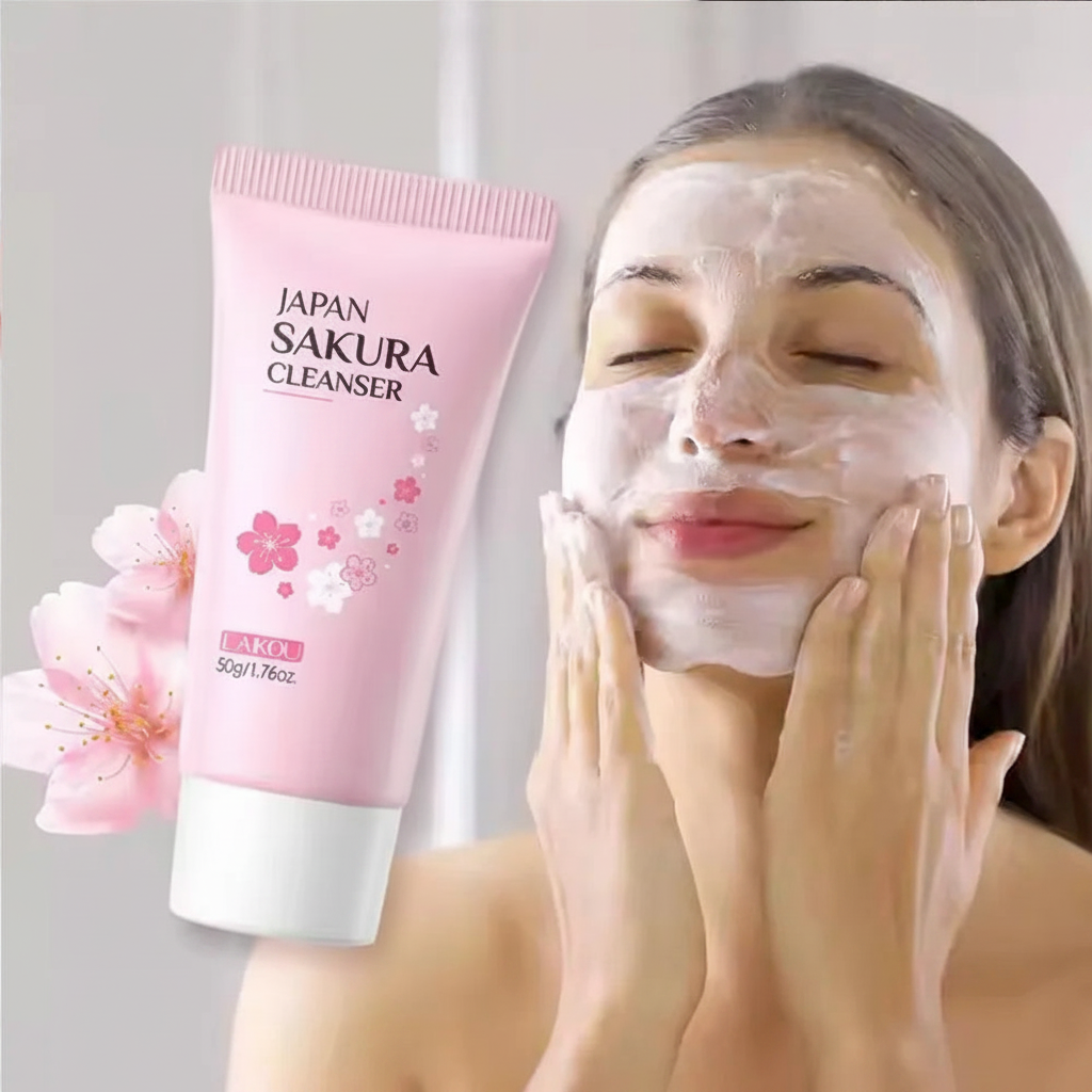 LAIKOU Nettoyant Visage Japon Sakura 50g