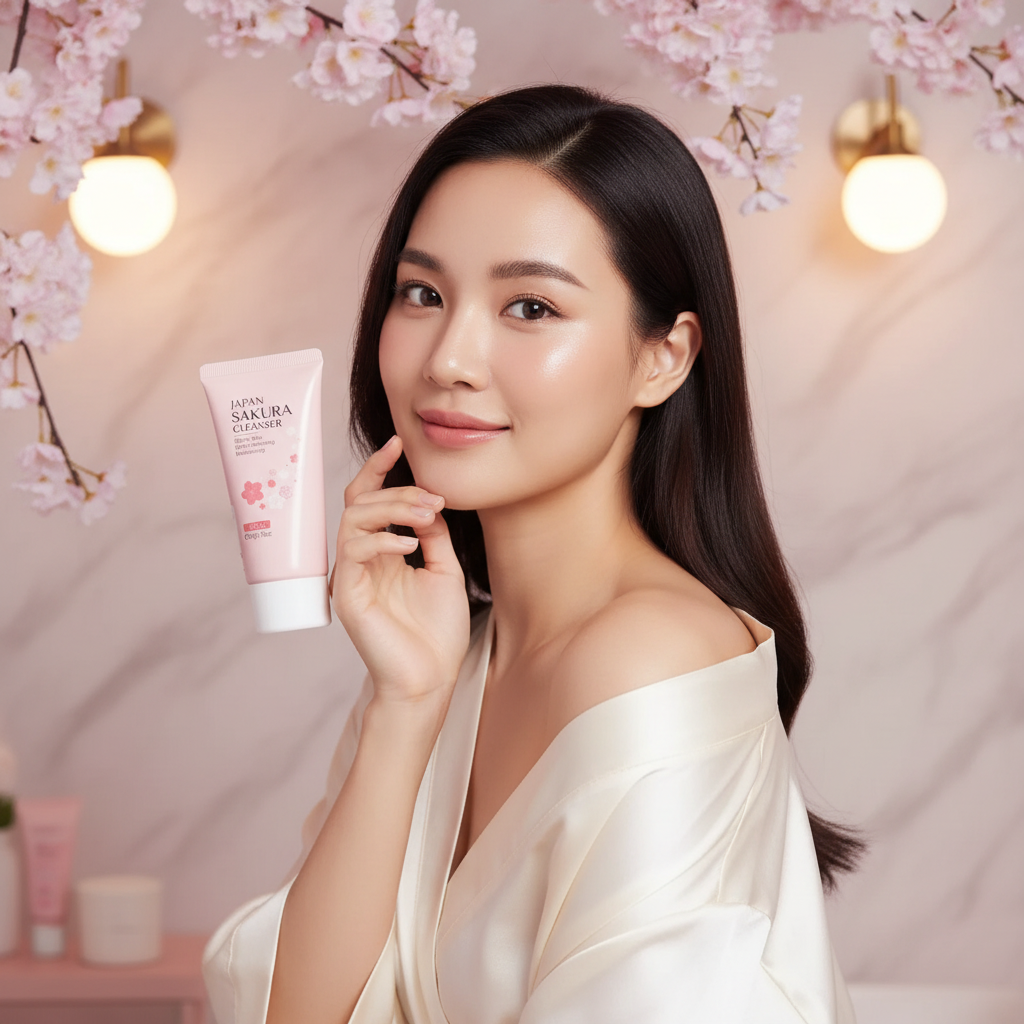 LAIKOU Nettoyant Visage Japon Sakura 50g