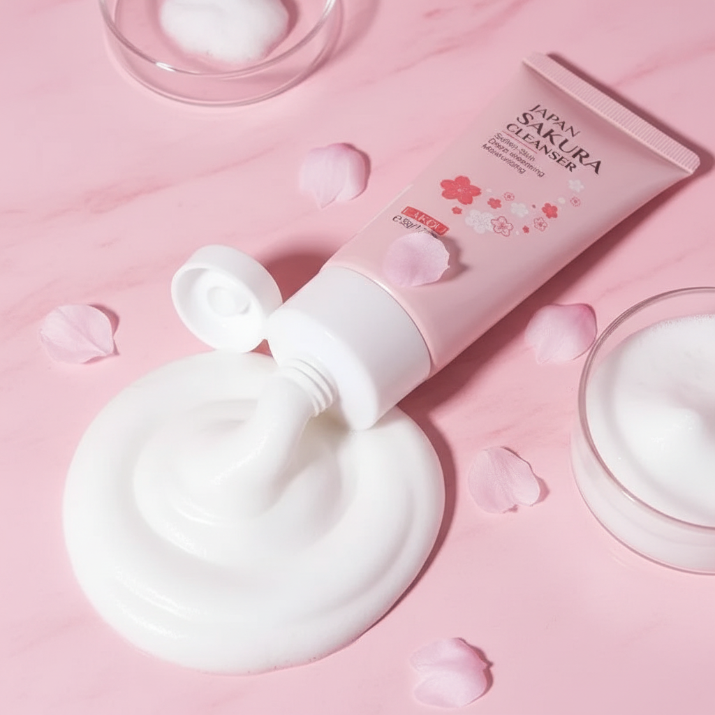 LAIKOU Nettoyant Visage Japon Sakura 50g